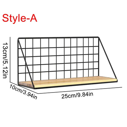 Wall Mounted Storage Shelves and Baskets