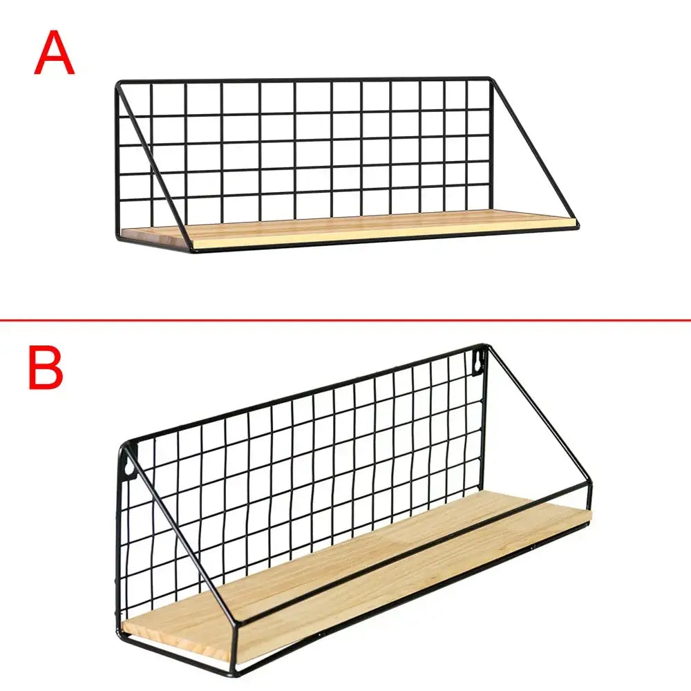 Wall Mounted Storage Shelves and Baskets
