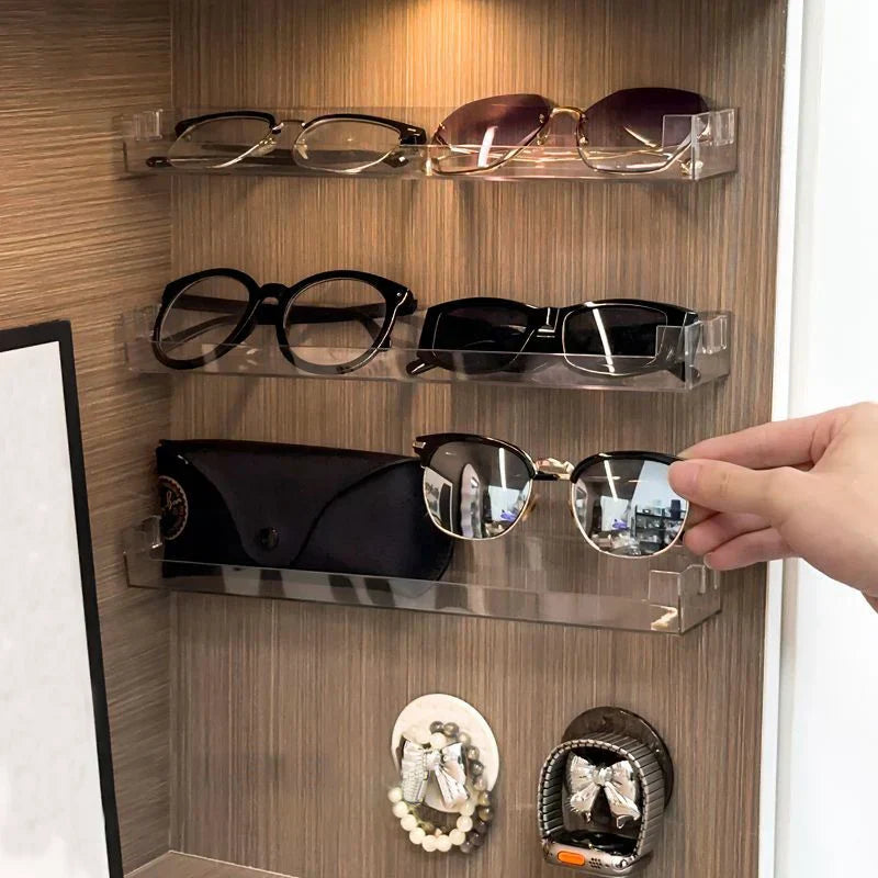 Wall Mounted Transparent Storage Rack for Figures