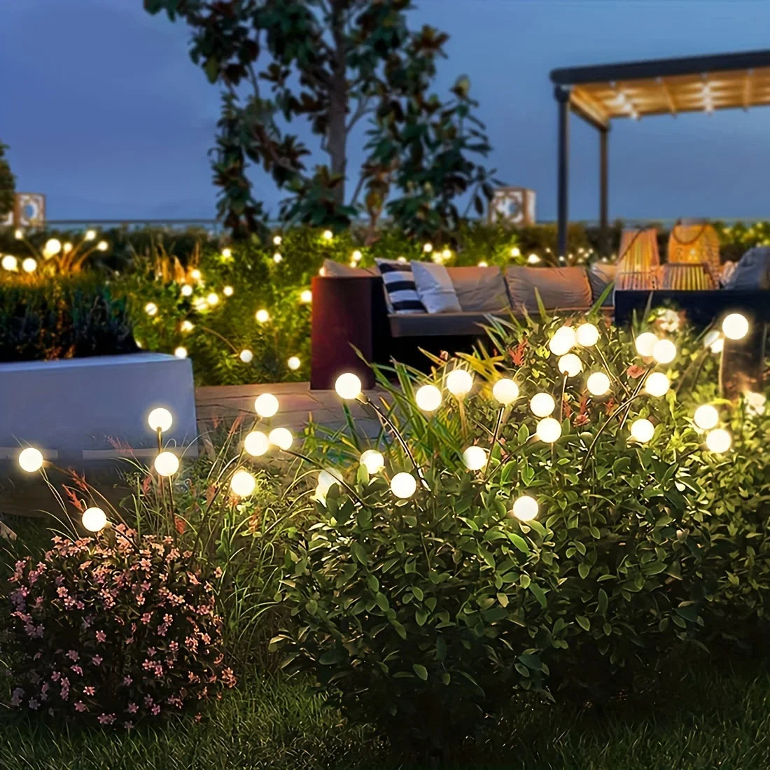 Warm White Solar LED Firework Lights