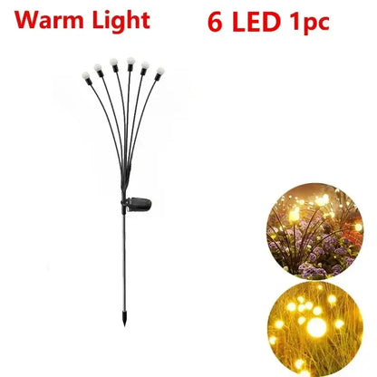 Warm White Solar LED Firework Lights