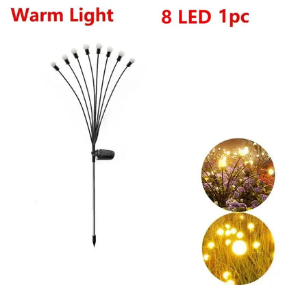 Warm White Solar LED Firework Lights