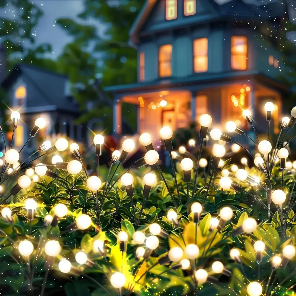 Warm White Solar LED Firework Lights