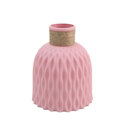 Water Ripple Plastic Vase - Modern Nordic Style