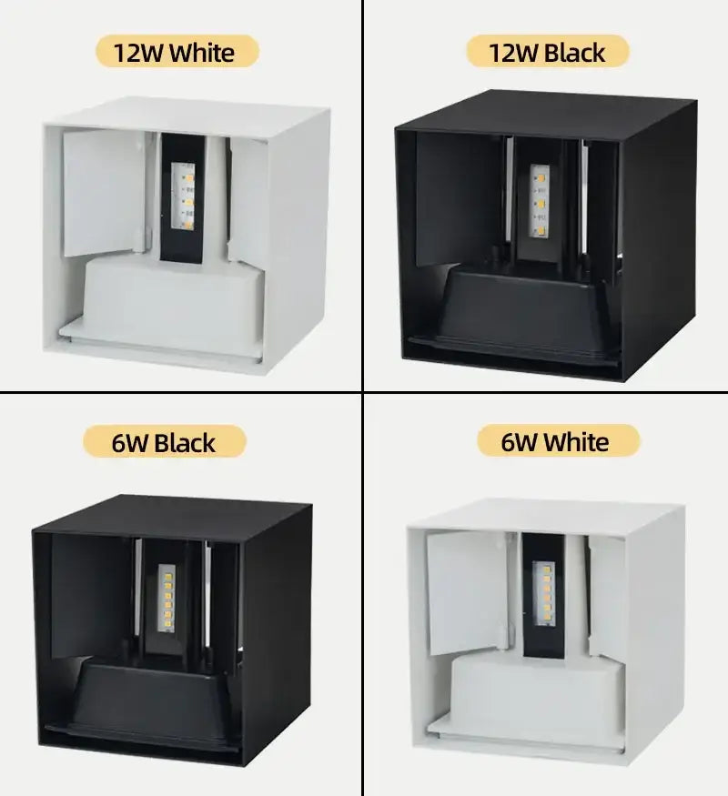 Waterproof Aluminum LED Wall Lamp - Outdoor & Indoor Lighting