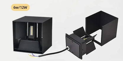 Waterproof Aluminum LED Wall Lamp - Outdoor & Indoor Lighting