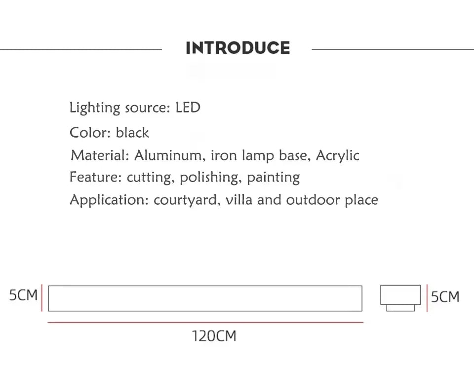 Waterproof LED Outdoor Wall Light