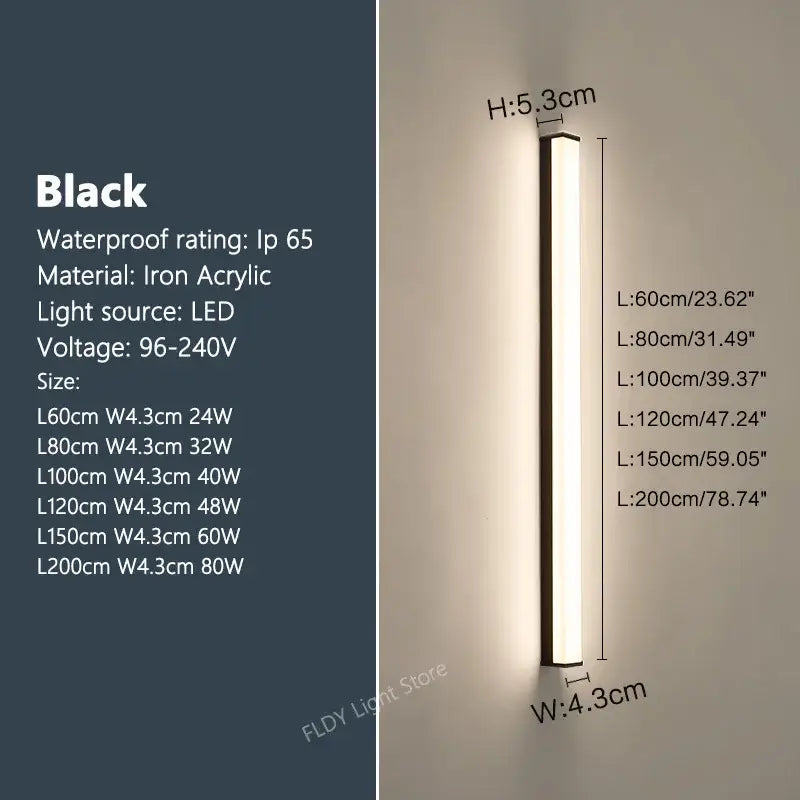 Waterproof LED Outdoor Wall Light