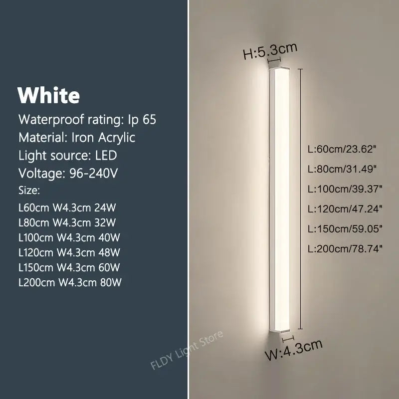 Waterproof LED Outdoor Wall Light