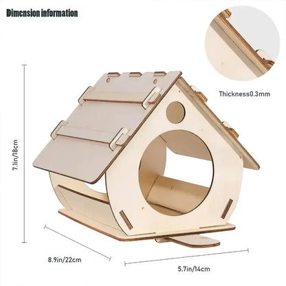 Wooden Bird Feeders - DIY Outdoor Aviary