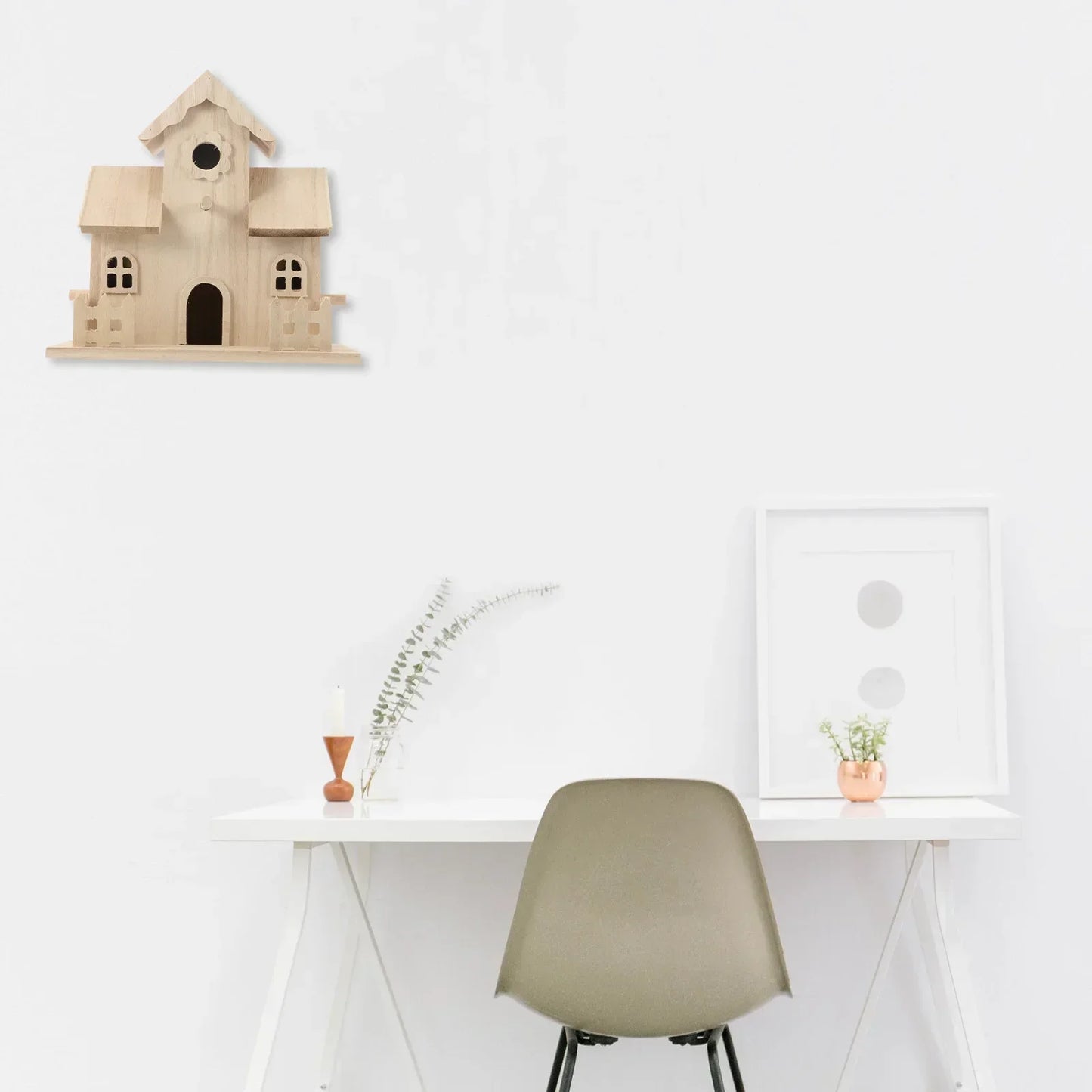 Wooden Bird Nest Box Garden Decor