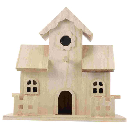 Wooden Bird Nest Box Garden Decor