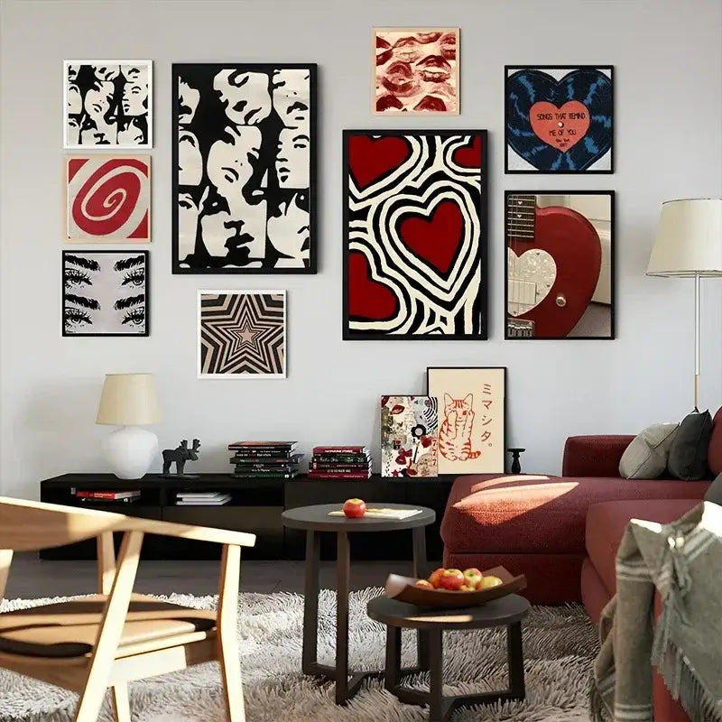 Y2K Rock Style Canvas Posters for Retro Chic