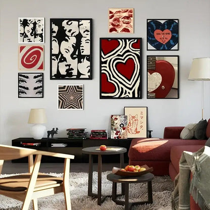 Y2K Rock Style Canvas Posters for Retro Chic