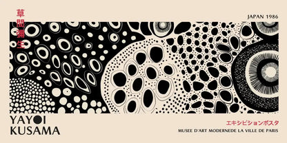 Yayoi Kusama Flower Canvas Wall Art