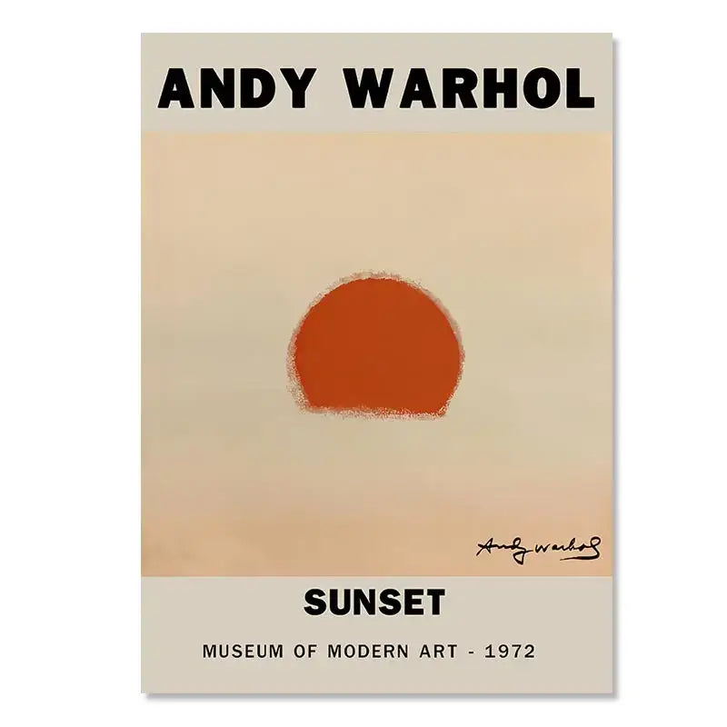 Arte en lienzo floral naranja inspirado en Yayoi Kusama