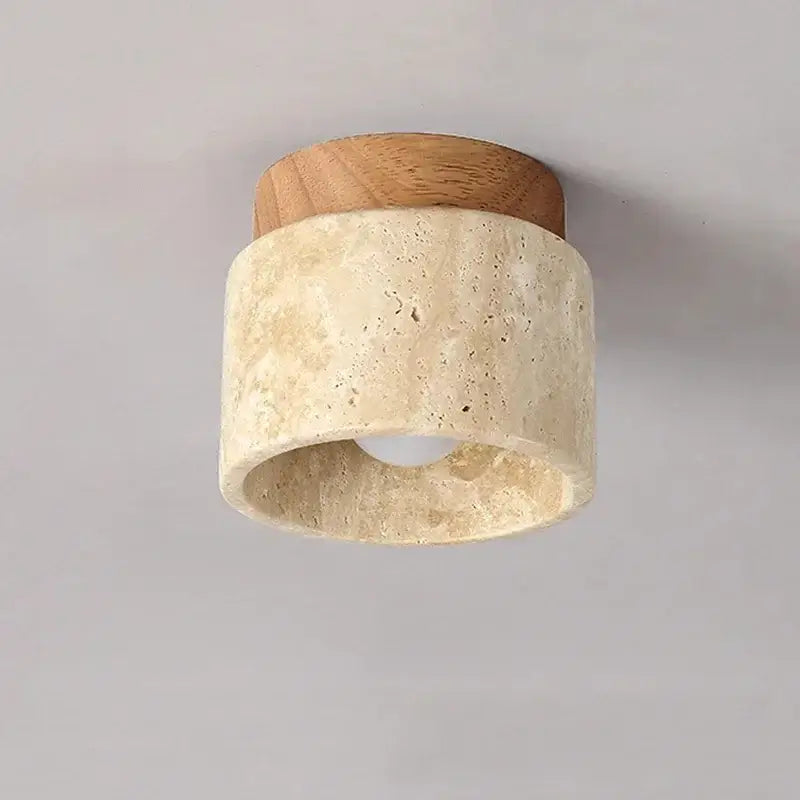 Yellow Marble Ceiling Light for Home or Commercial Spaces