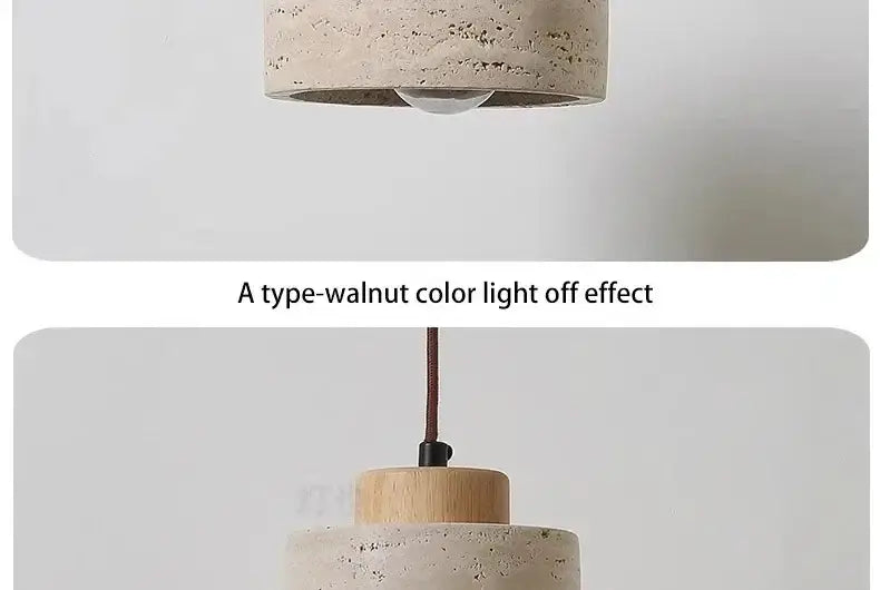 Yellow Stone LED Pendant Chandelier - Retro Nordic Style