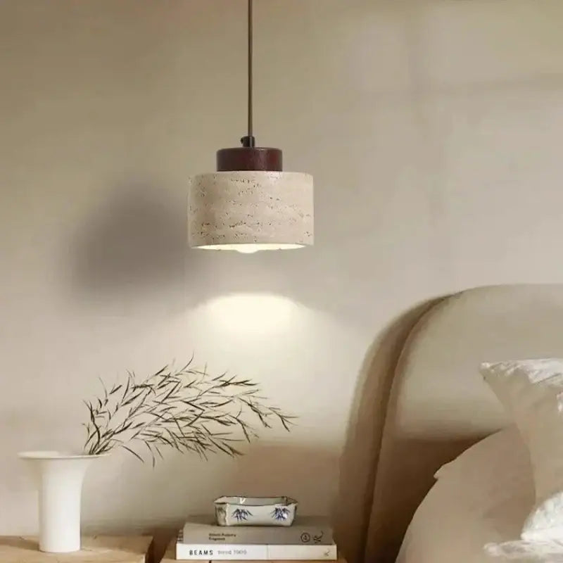 Yellow Stone LED Pendant Chandelier - Retro Nordic Style