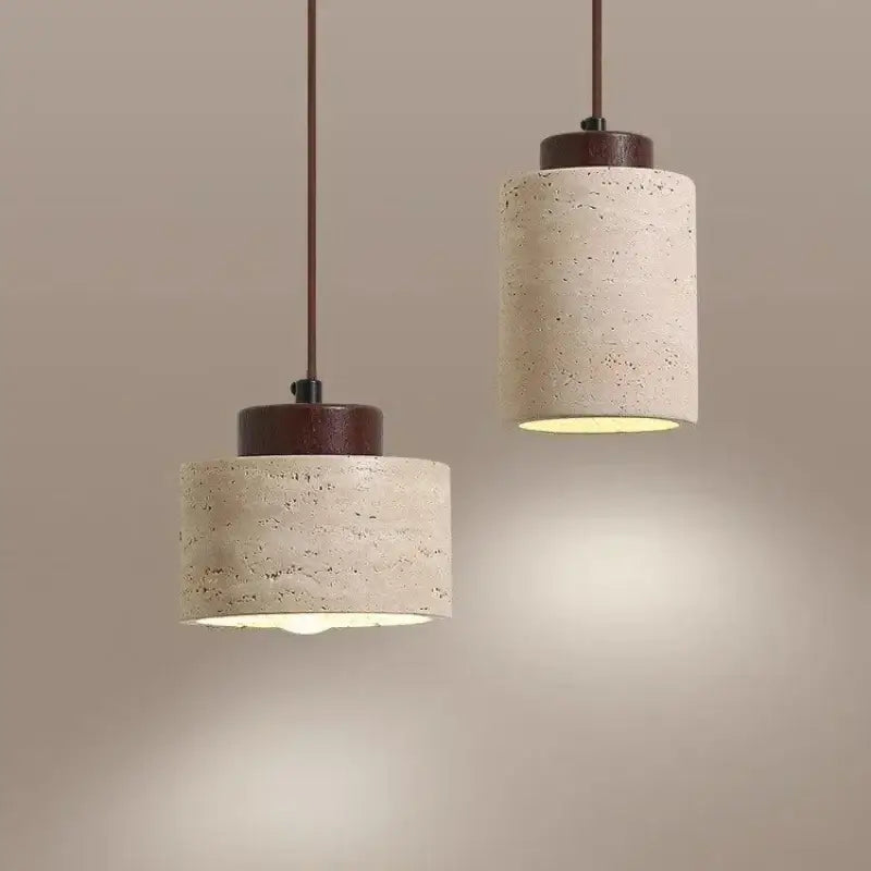 Yellow Stone LED Pendant Chandelier - Retro Nordic Style