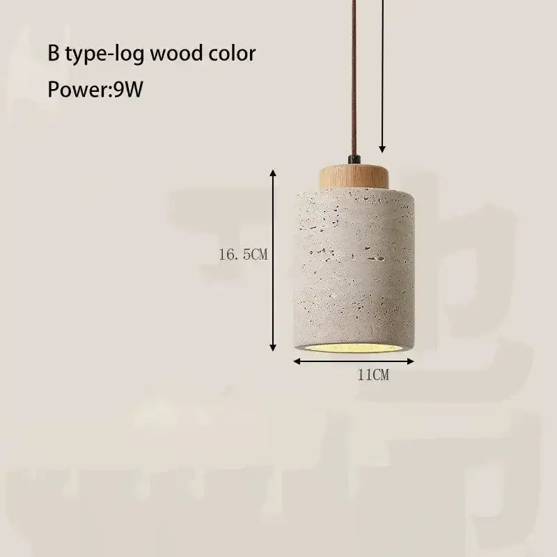 Yellow Stone LED Pendant Chandelier - Retro Nordic Style