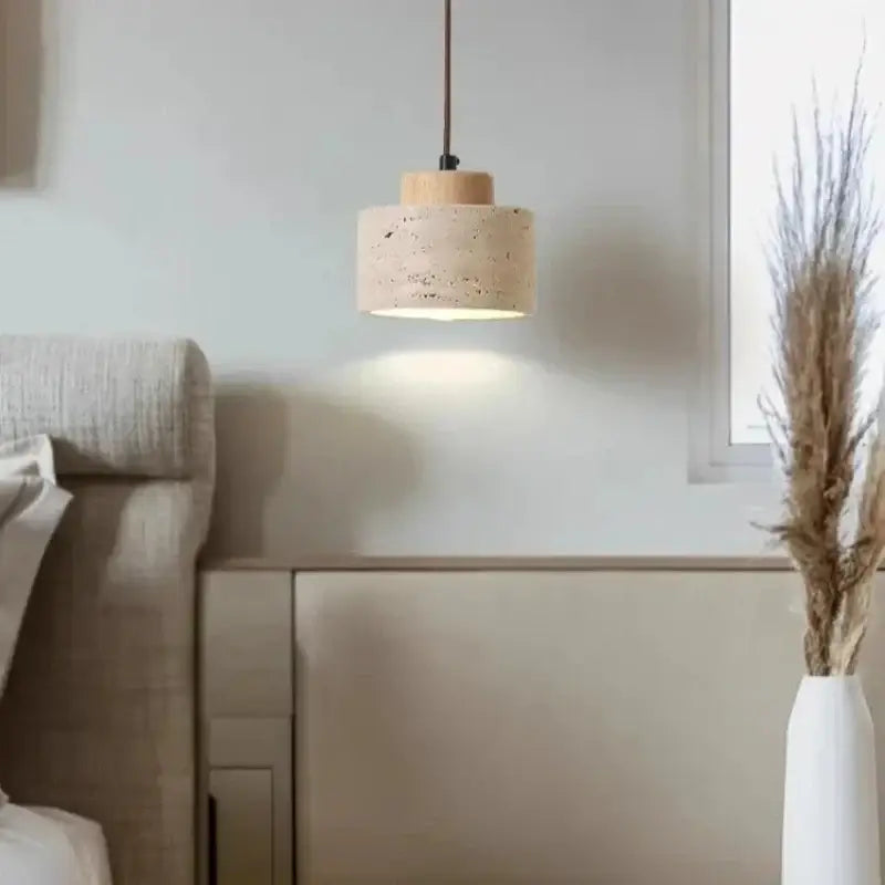 Yellow Stone LED Pendant Chandelier - Retro Nordic Style
