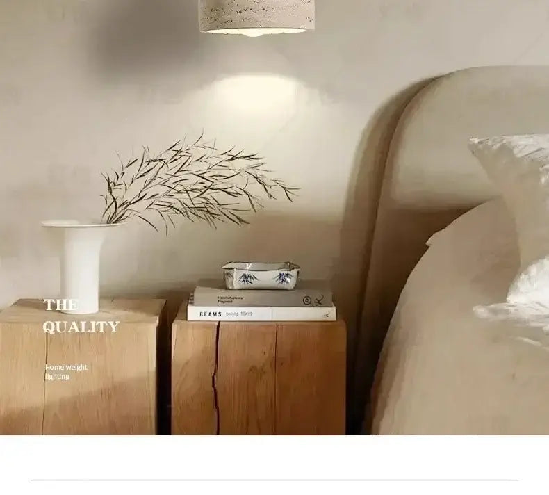 Yellow Stone LED Pendant Chandelier - Retro Nordic Style