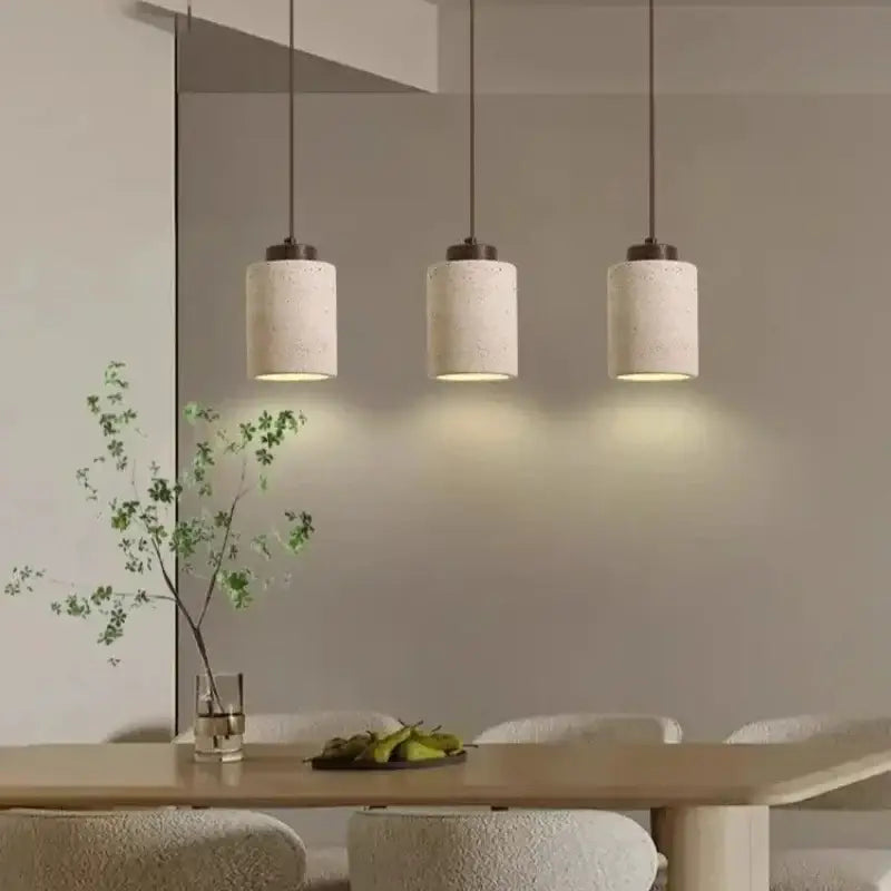 Yellow Stone LED Pendant Chandelier - Retro Nordic Style