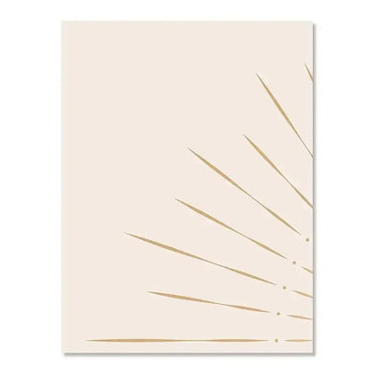 Yellow Sun Rising Horizon Wall Art