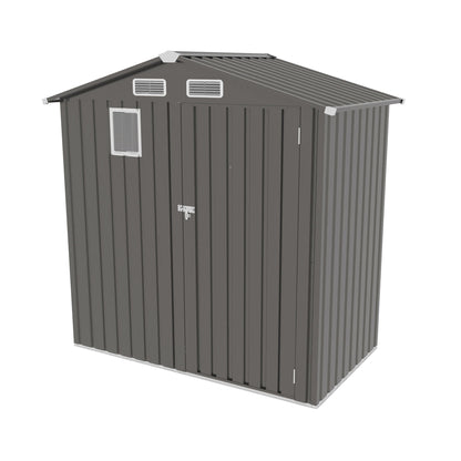 Compact Outdoor Storage Shed and a Lockable Door