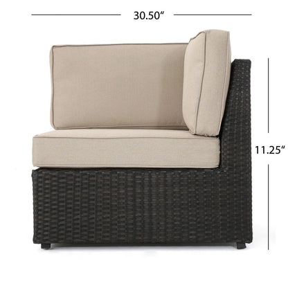 Santa Cruz and 8 Piece Outdoor Patio Sectional