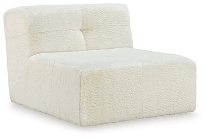 Brettner Accent Chair Faux Fur Upholstery Ivory
