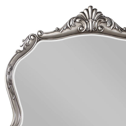 Ariadne Mirror in Antique Silver Finish Deluxe