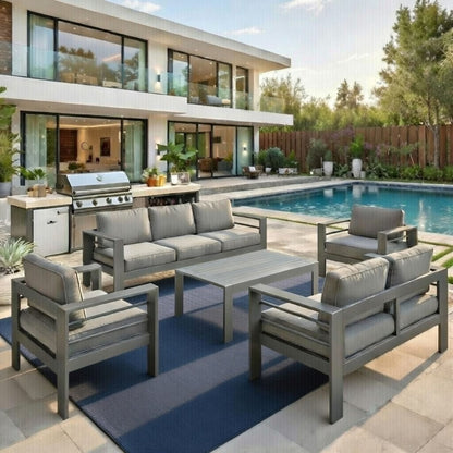 Heavy Duty Patio Set And The Thick Soft Cushions