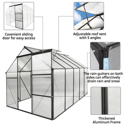 Outdoor Polycarbonate House and Raised Metal Base