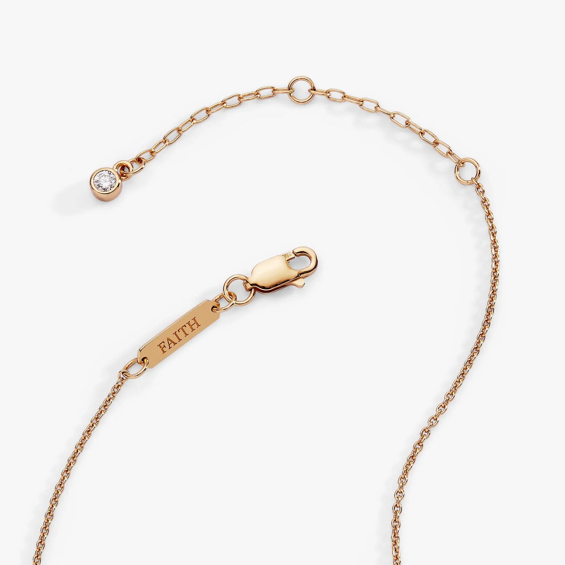 Cross Delicate Pave Crystal Pendant Necklace in rose gold by ALEX AND ANI on Tampa Home & Garden Store
