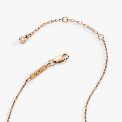 Cross Delicate Pave Crystal Pendant Necklace in rose gold by ALEX AND ANI on Tampa Home & Garden Store