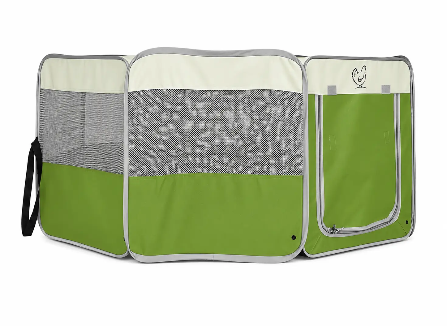 My Pet Chicken Hen Pen Pop Up Brooder, green mesh-sided poultry enclosure on Tampa Home & Garden Store