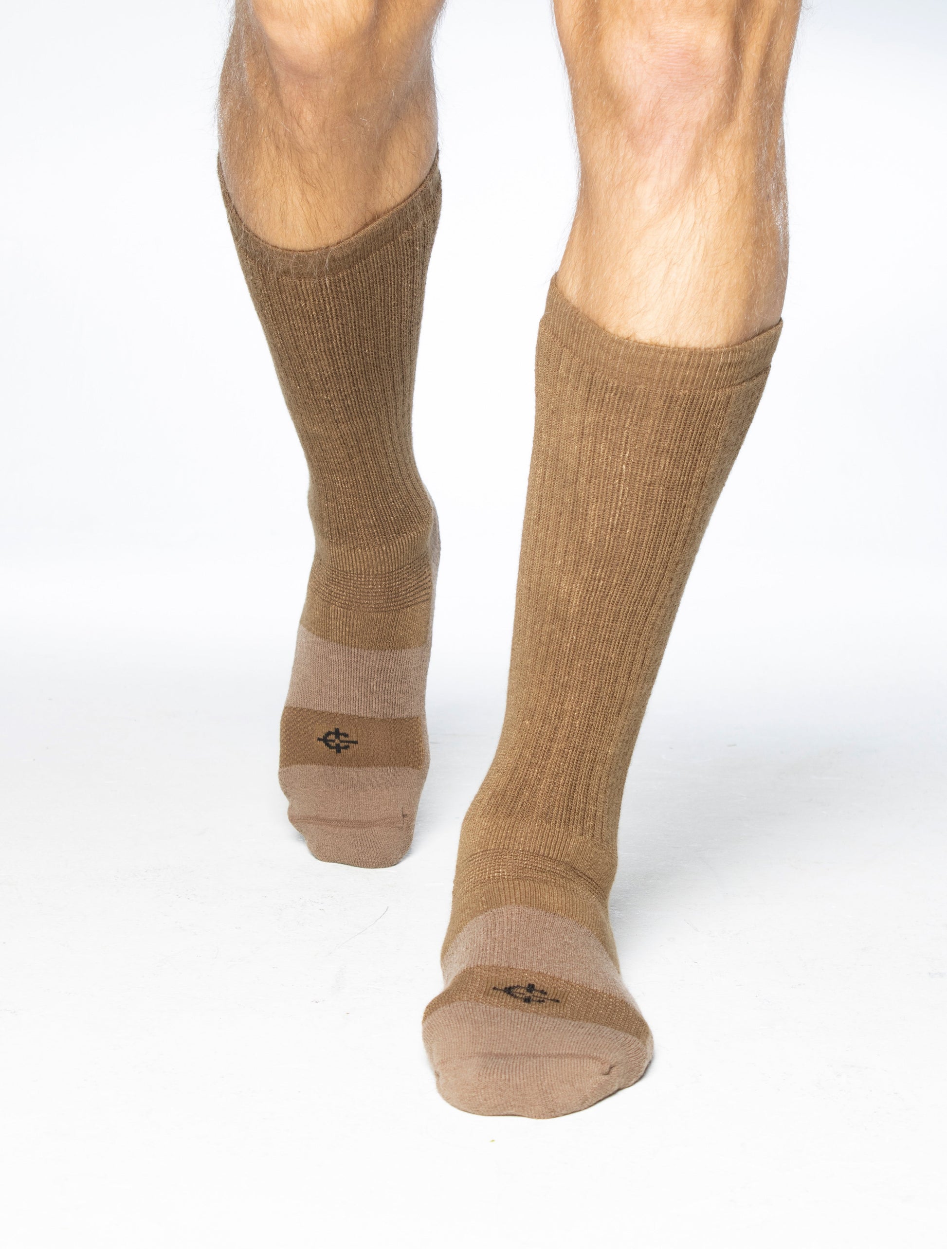 Desert Sock military crew socks in desert tan by Covert Threads for hot weather on Tampa Home & Garden Store