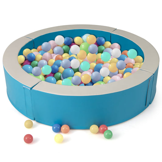 Detachable Foam Ball Pit with 50 Colorful Ocean Balls - Tampa Home & Garden Store