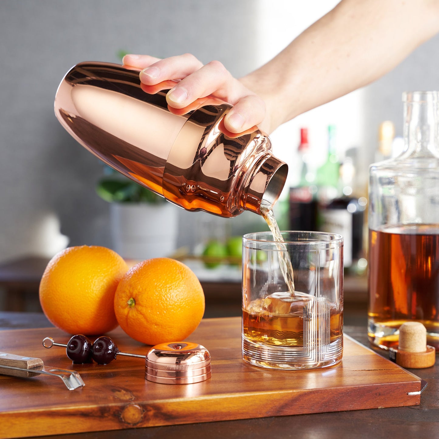 Summit Heavyweight Copper Plated Cocktail Shaker