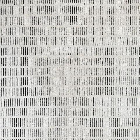 Turinwith Rug Ivory and Black Stripe Area Rug