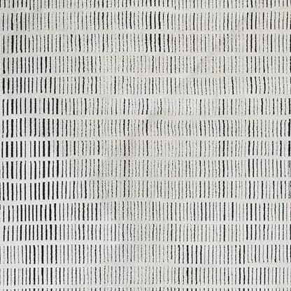 Turinwith Rug Ivory and Black Stripe Area Rug