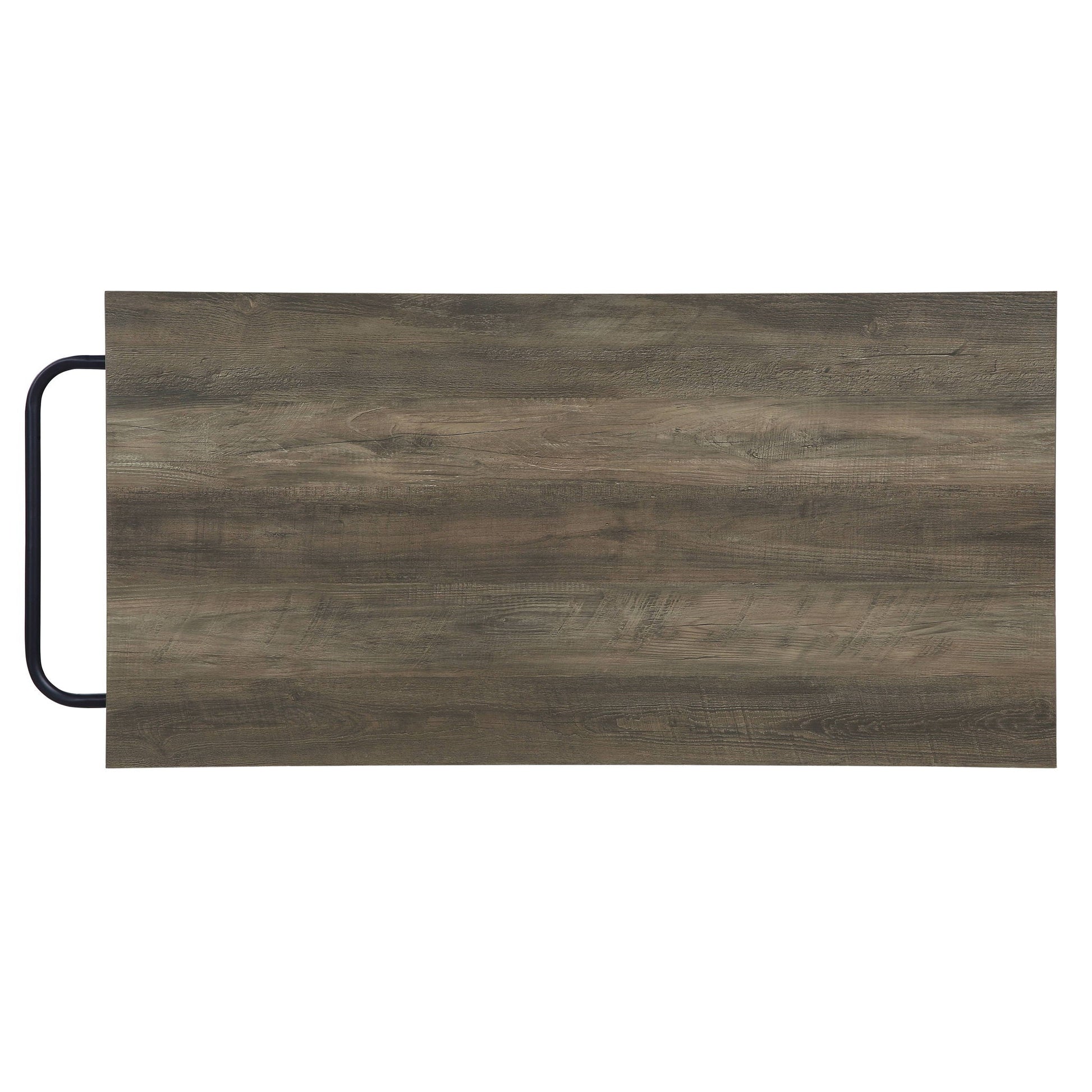 Lona Kitchen Island Rustic Oak with black metal legs Islands by HouseOfZazla on Tampa Home & Garden Store