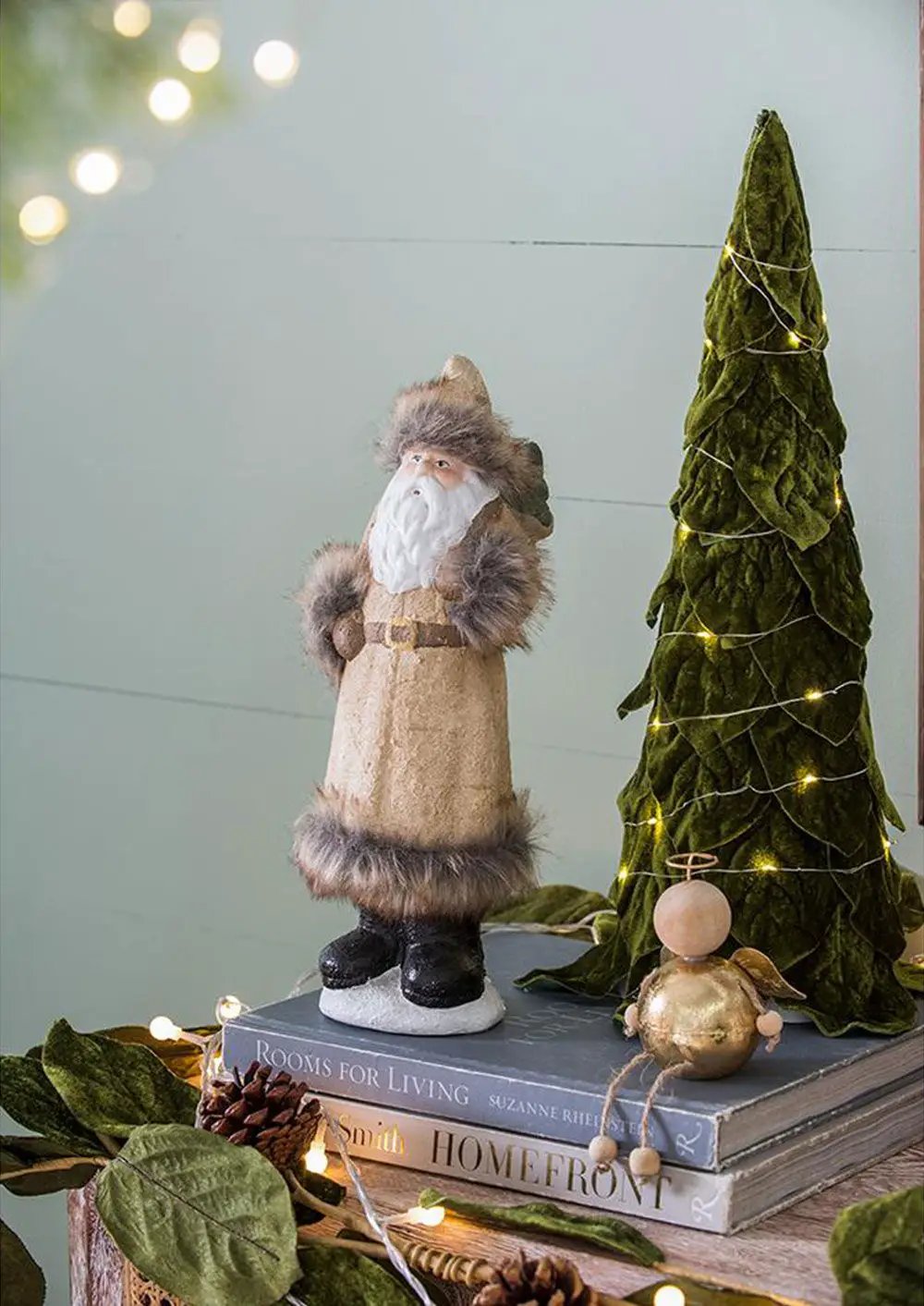 Beige Santa Gnomes Decorations for Christmas