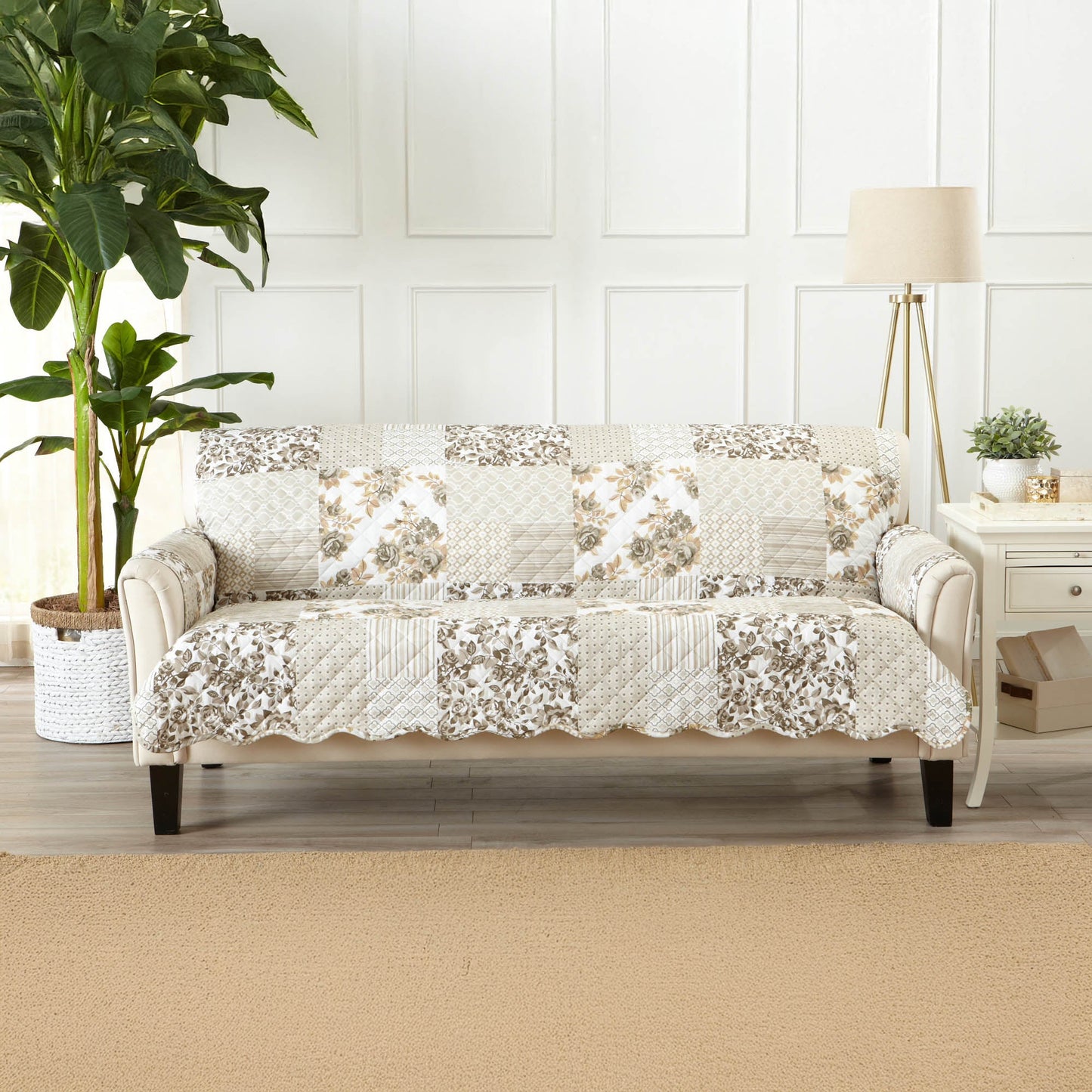 Reversible Floral Patchwork Furniture Cover