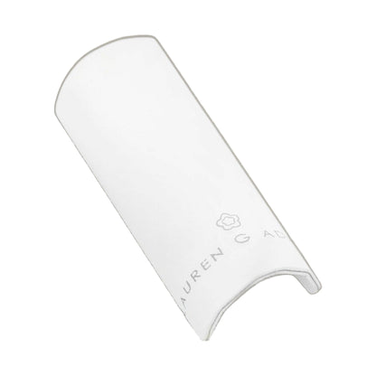 Single or Multiple Ring Display sleeve in white with Lauren G Adams branding on Tampa Home & Garden Store