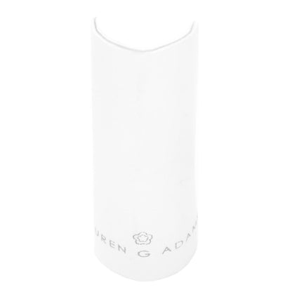 Single or Multiple Ring Display packaging white cylinder box with Lauren G Adams at base on Tampa Home & Garden Store