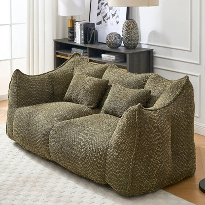 Comfortable Dual Beanbag Chair and Foam Core