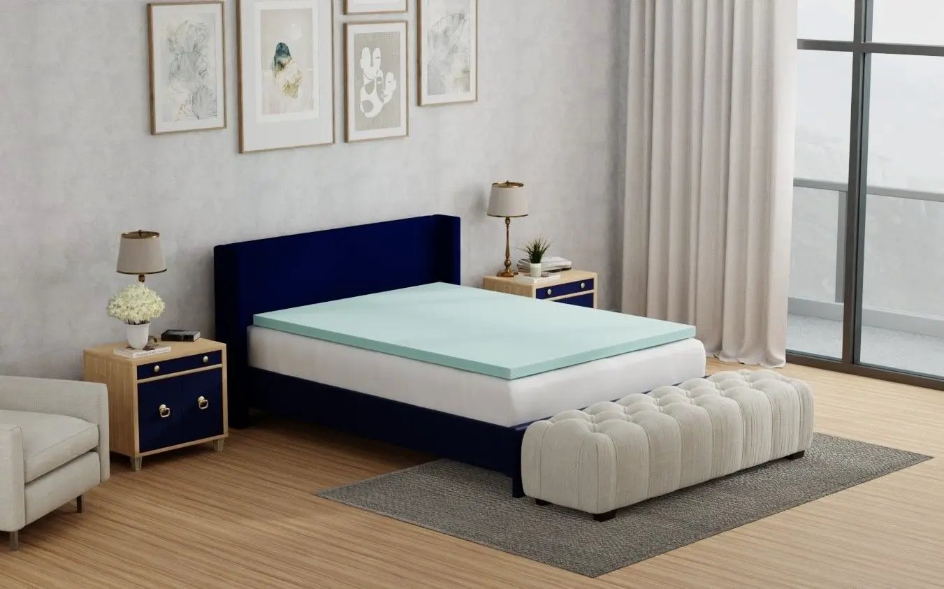 Gel Plush Memory Foam Mattress Topper 3 Inch